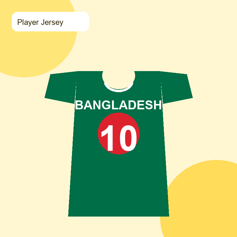 Bangladesh Home Jersey 10