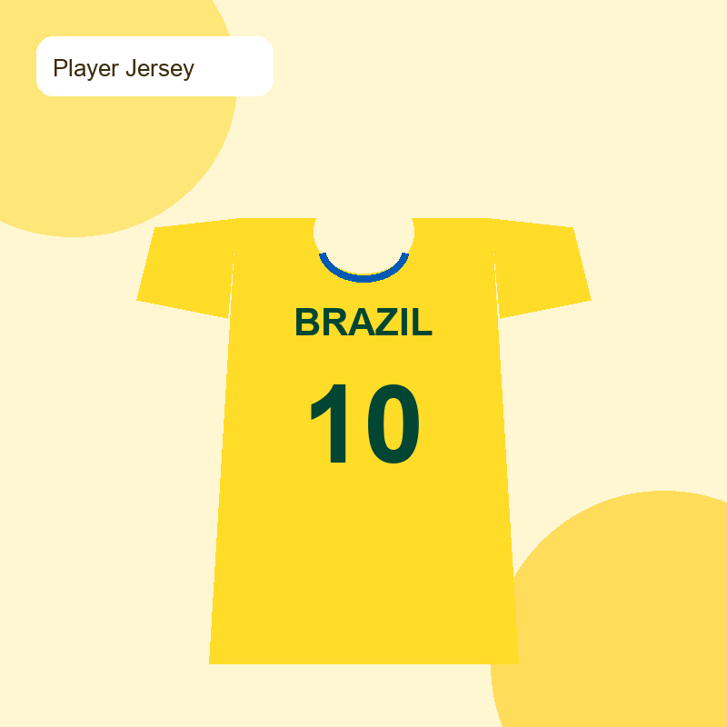 Brazil Home Jersey 10