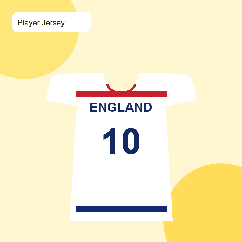 England Home Jersey 10