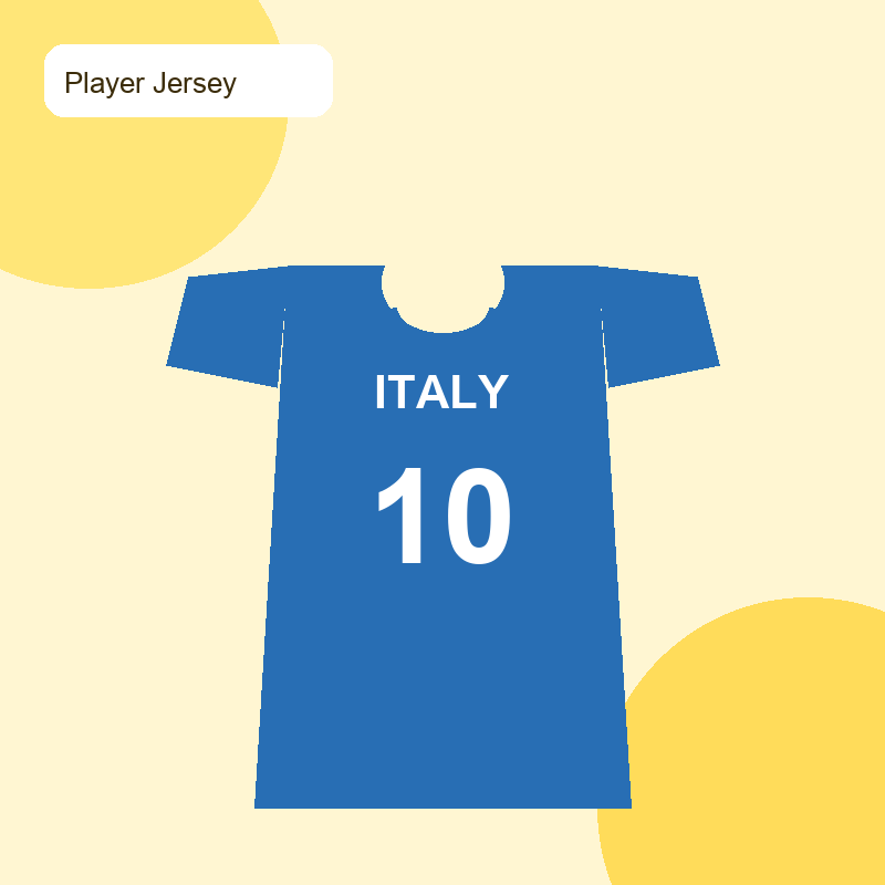 Italy Home Jersey 10