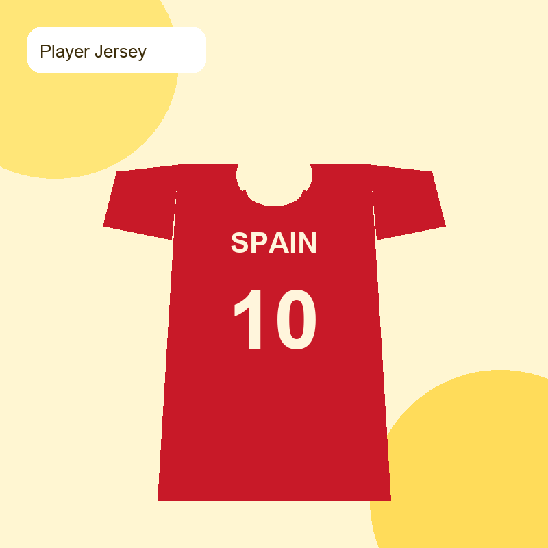 Spain Home Jersey 10